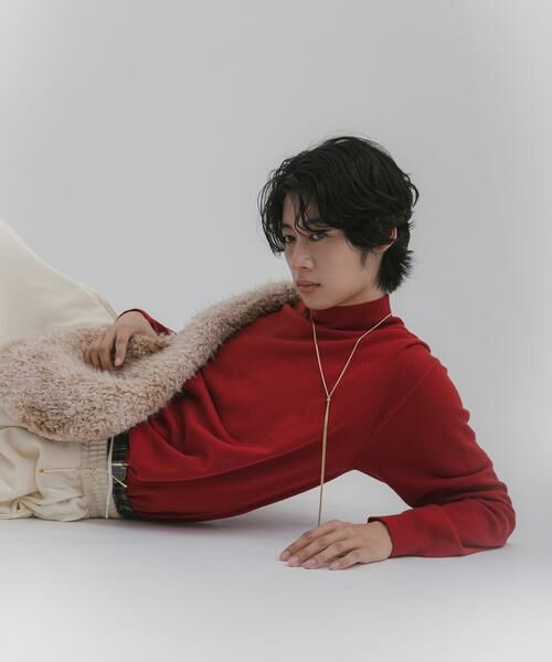 SENSE OF PLACE by URBAN RESEARCH / センスオブプレイス バイ アーバンリサーチ ニット・セーター | 『一部WEB限定カラー』『洗濯可/毛玉防止』ストレッチモックネックニット | 詳細5