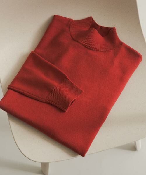 SENSE OF PLACE by URBAN RESEARCH / センスオブプレイス バイ アーバンリサーチ ニット・セーター | 『一部WEB限定カラー』『洗濯可/毛玉防止』ストレッチモックネックニット | 詳細7