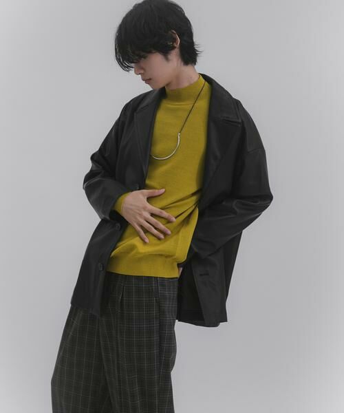 SENSE OF PLACE by URBAN RESEARCH / センスオブプレイス バイ アーバンリサーチ ニット・セーター | 『一部WEB限定カラー』『洗濯可/毛玉防止』ストレッチモックネックニット | 詳細20