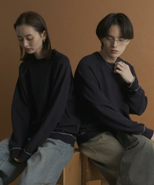 SENSE OF PLACE by URBAN RESEARCH / センスオブプレイス バイ アーバンリサーチ ニット・セーター | 『一部WEB限定カラー』『洗濯可/毛玉防止』ストレッチハイショクラインニット | 詳細21