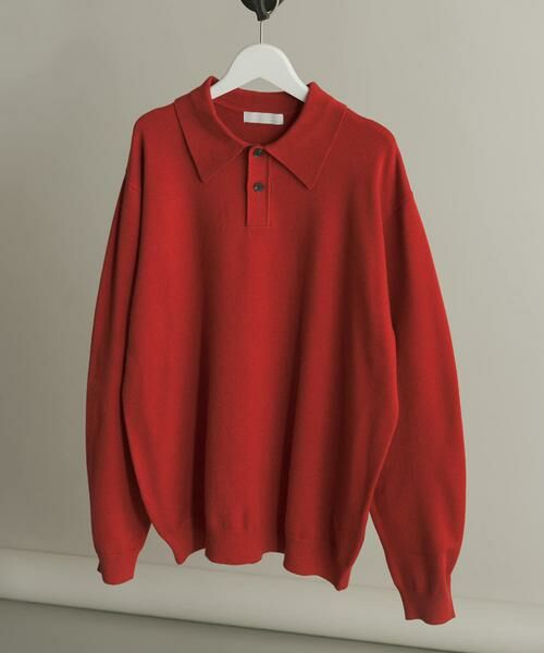 SENSE OF PLACE by URBAN RESEARCH / センスオブプレイス バイ アーバンリサーチ ニット・セーター | 『一部WEB限定カラー』『洗濯可/毛玉防止』ストレッチニットポロシャツ | 詳細10