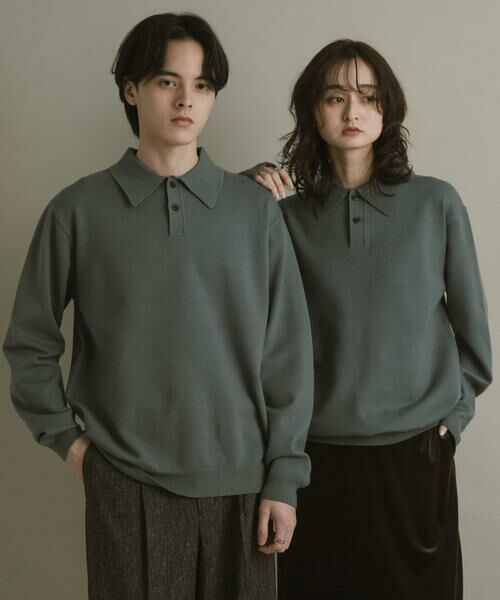 SENSE OF PLACE by URBAN RESEARCH / センスオブプレイス バイ アーバンリサーチ ニット・セーター | 『一部WEB限定カラー』『洗濯可/毛玉防止』ストレッチニットポロシャツ | 詳細15