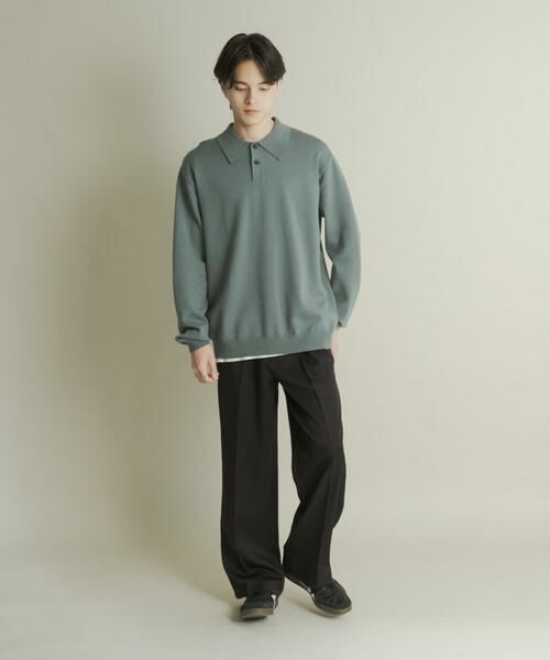 SENSE OF PLACE by URBAN RESEARCH / センスオブプレイス バイ アーバンリサーチ ニット・セーター | 『一部WEB限定カラー』『洗濯可/毛玉防止』ストレッチニットポロシャツ | 詳細25