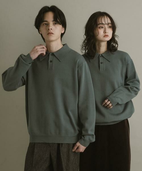 SENSE OF PLACE by URBAN RESEARCH / センスオブプレイス バイ アーバンリサーチ ニット・セーター | 『一部WEB限定カラー』『洗濯可/毛玉防止』ストレッチニットポロシャツ | 詳細16