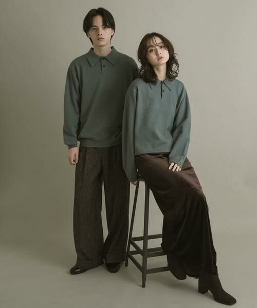 SENSE OF PLACE by URBAN RESEARCH / センスオブプレイス バイ アーバンリサーチ ニット・セーター | 『一部WEB限定カラー』『洗濯可/毛玉防止』ストレッチニットポロシャツ | 詳細17