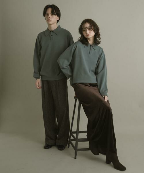 SENSE OF PLACE by URBAN RESEARCH / センスオブプレイス バイ アーバンリサーチ ニット・セーター | 『一部WEB限定カラー』『洗濯可/毛玉防止』ストレッチニットポロシャツ | 詳細18