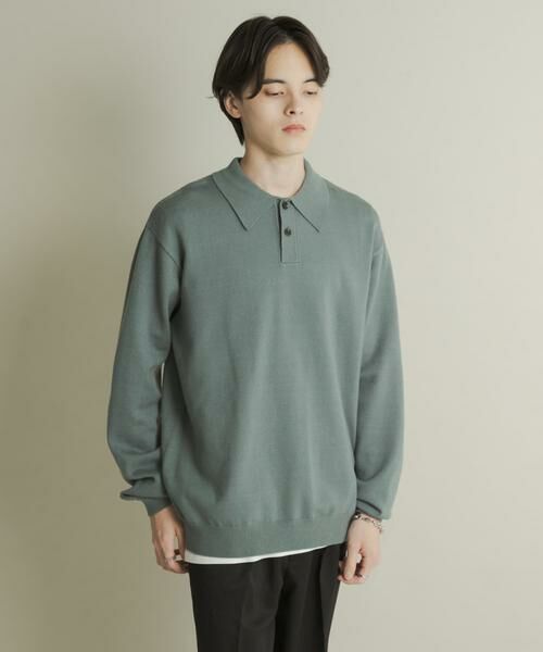 SENSE OF PLACE by URBAN RESEARCH / センスオブプレイス バイ アーバンリサーチ ニット・セーター | 『一部WEB限定カラー』『洗濯可/毛玉防止』ストレッチニットポロシャツ | 詳細22