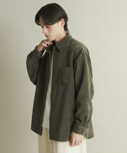 SENSE OF PLACE by URBAN RESEARCH / センスオブプレイス バイ アーバンリサーチ シャツ・ブラウス | ウォッシュドコーデュロイロングスリーブシャツ | 詳細2