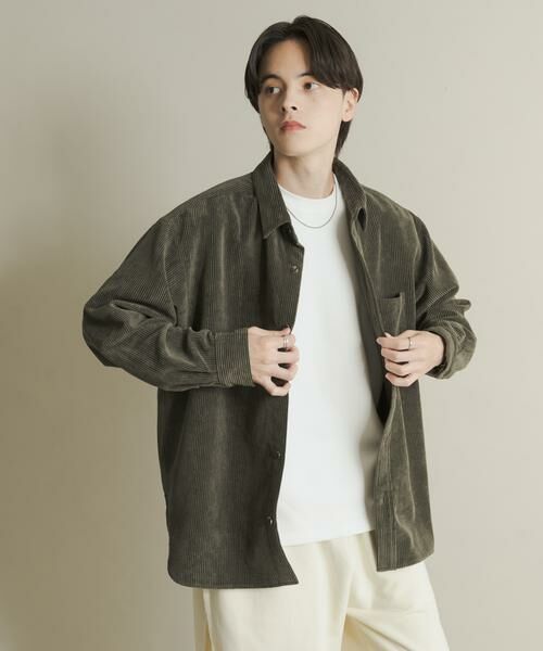 SENSE OF PLACE by URBAN RESEARCH / センスオブプレイス バイ アーバンリサーチ シャツ・ブラウス | ウォッシュドコーデュロイロングスリーブシャツ | 詳細5