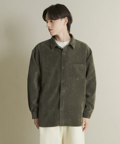 SENSE OF PLACE by URBAN RESEARCH / センスオブプレイス バイ アーバンリサーチ シャツ・ブラウス | ウォッシュドコーデュロイロングスリーブシャツ | 詳細9