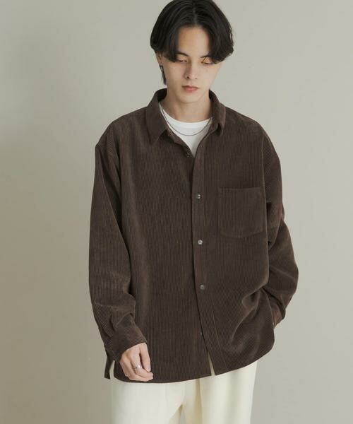 SENSE OF PLACE by URBAN RESEARCH / センスオブプレイス バイ アーバンリサーチ シャツ・ブラウス | ウォッシュドコーデュロイロングスリーブシャツ | 詳細14