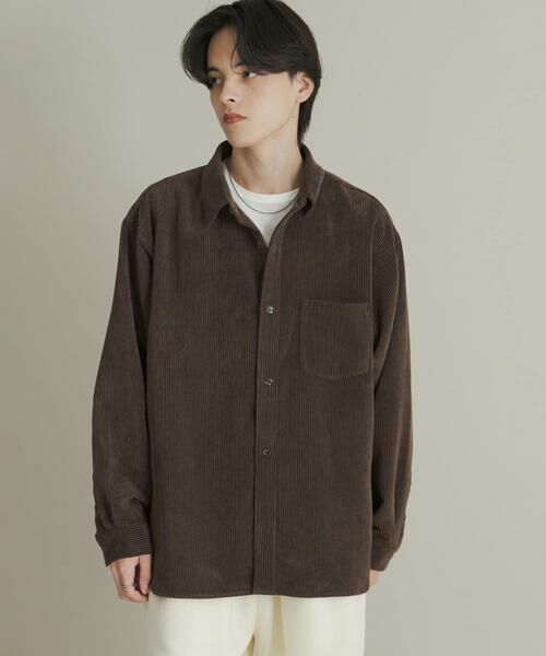 SENSE OF PLACE by URBAN RESEARCH / センスオブプレイス バイ アーバンリサーチ シャツ・ブラウス | ウォッシュドコーデュロイロングスリーブシャツ | 詳細15