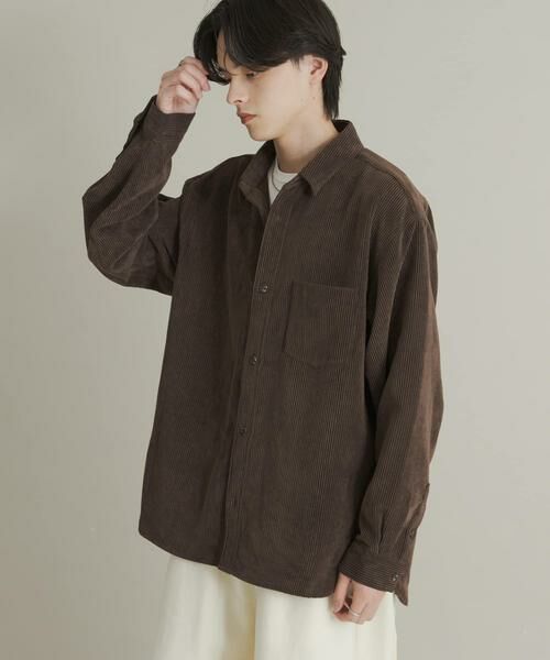 SENSE OF PLACE by URBAN RESEARCH / センスオブプレイス バイ アーバンリサーチ シャツ・ブラウス | ウォッシュドコーデュロイロングスリーブシャツ | 詳細16
