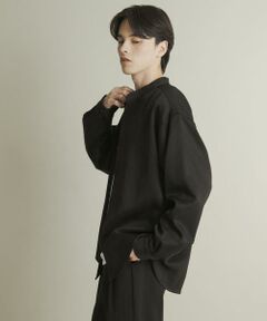 SENSE OF PLACE by URBAN RESEARCH / センスオブプレイス バイ アーバンリサーチ シャツ・ブラウス | ウールライクバンドカラールーズシャツ