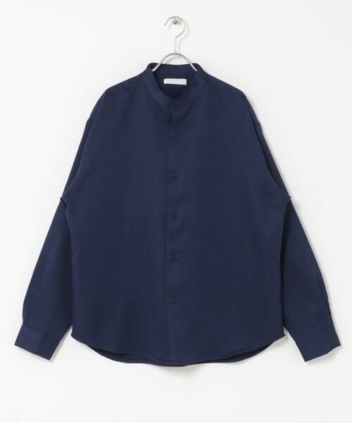 SENSE OF PLACE by URBAN RESEARCH / センスオブプレイス バイ アーバンリサーチ シャツ・ブラウス | ウールライクバンドカラールーズシャツ | 詳細10