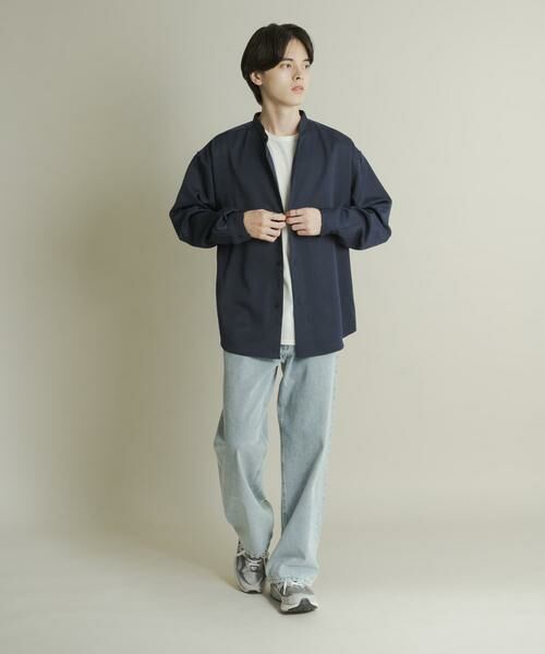 SENSE OF PLACE by URBAN RESEARCH / センスオブプレイス バイ アーバンリサーチ シャツ・ブラウス | ウールライクバンドカラールーズシャツ | 詳細9