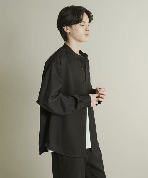 SENSE OF PLACE by URBAN RESEARCH / センスオブプレイス バイ アーバンリサーチ シャツ・ブラウス | ウールライクバンドカラールーズシャツ | 詳細20
