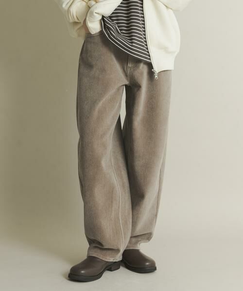 SENSE OF PLACE by URBAN RESEARCH / センスオブプレイス バイ アーバンリサーチ その他パンツ | ヴィンテージツイルカーブパンツ | 詳細1