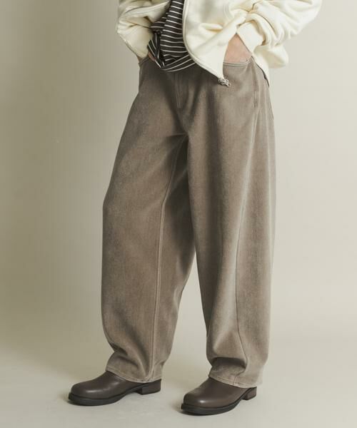 SENSE OF PLACE by URBAN RESEARCH / センスオブプレイス バイ アーバンリサーチ その他パンツ | ヴィンテージツイルカーブパンツ | 詳細2