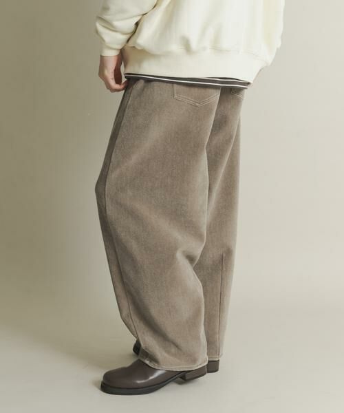 SENSE OF PLACE by URBAN RESEARCH / センスオブプレイス バイ アーバンリサーチ その他パンツ | ヴィンテージツイルカーブパンツ | 詳細3