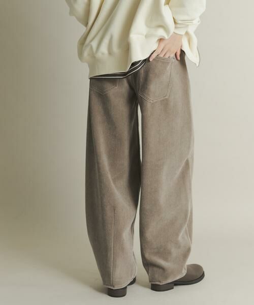 SENSE OF PLACE by URBAN RESEARCH / センスオブプレイス バイ アーバンリサーチ その他パンツ | ヴィンテージツイルカーブパンツ | 詳細4