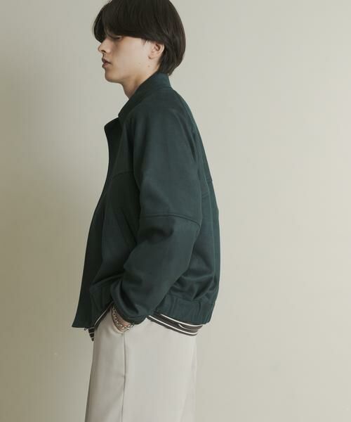 SENSE OF PLACE by URBAN RESEARCH / センスオブプレイス バイ アーバンリサーチ ブルゾン | ツイルスエードタッチZIPブルゾン | 詳細1