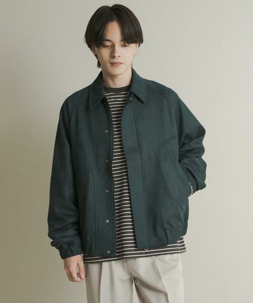 SENSE OF PLACE by URBAN RESEARCH / センスオブプレイス バイ アーバンリサーチ ブルゾン | ツイルスエードタッチZIPブルゾン | 詳細2