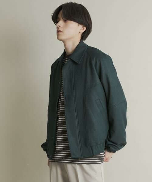 SENSE OF PLACE by URBAN RESEARCH / センスオブプレイス バイ アーバンリサーチ ブルゾン | ツイルスエードタッチZIPブルゾン | 詳細4