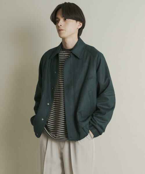 SENSE OF PLACE by URBAN RESEARCH / センスオブプレイス バイ アーバンリサーチ ブルゾン | ツイルスエードタッチZIPブルゾン | 詳細5