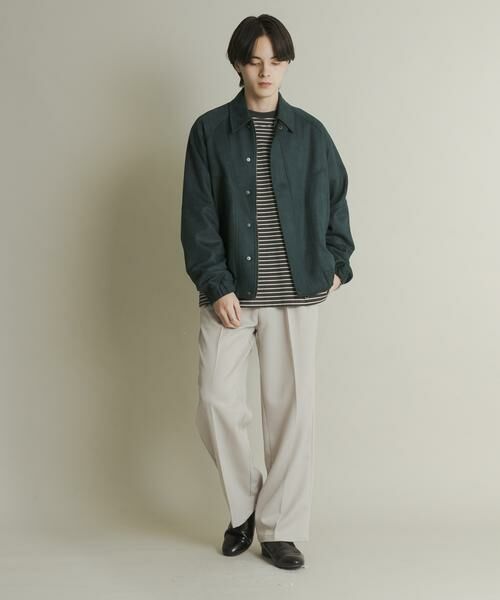 SENSE OF PLACE by URBAN RESEARCH / センスオブプレイス バイ アーバンリサーチ ブルゾン | ツイルスエードタッチZIPブルゾン | 詳細6