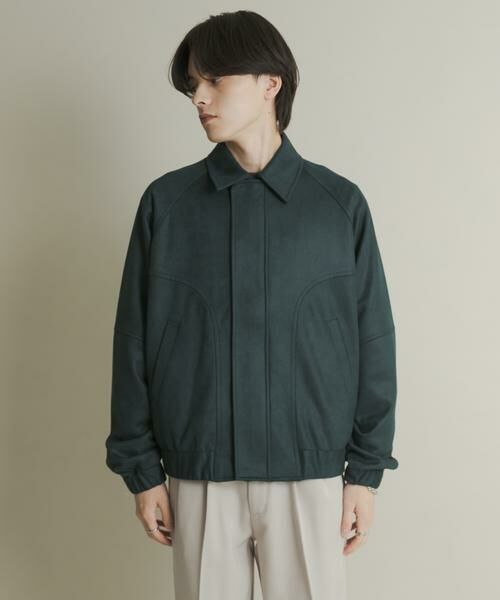 SENSE OF PLACE by URBAN RESEARCH / センスオブプレイス バイ アーバンリサーチ ブルゾン | ツイルスエードタッチZIPブルゾン | 詳細8