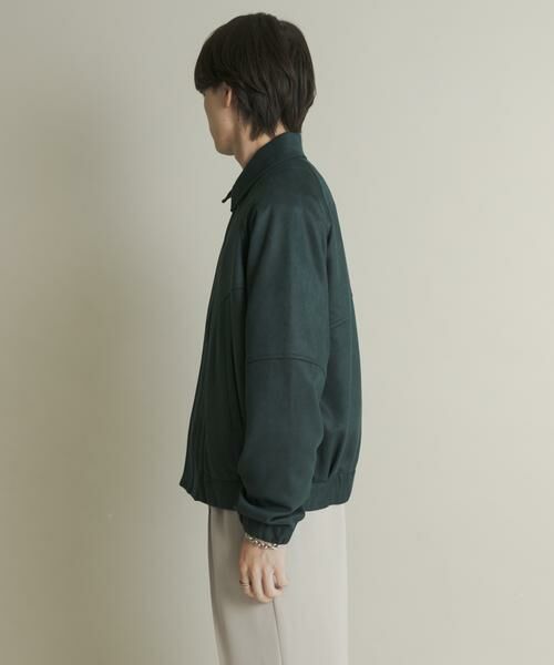 SENSE OF PLACE by URBAN RESEARCH / センスオブプレイス バイ アーバンリサーチ ブルゾン | ツイルスエードタッチZIPブルゾン | 詳細9