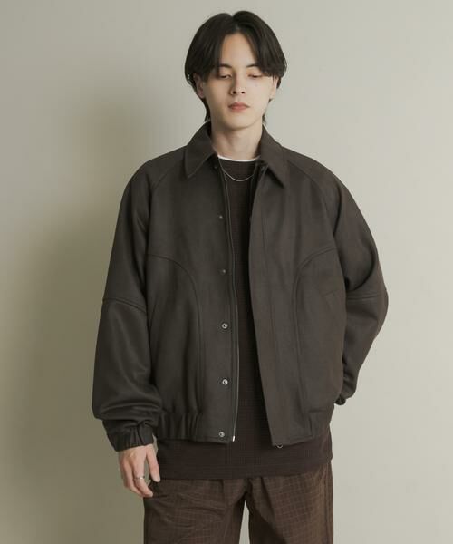 SENSE OF PLACE by URBAN RESEARCH / センスオブプレイス バイ アーバンリサーチ ブルゾン | ツイルスエードタッチZIPブルゾン | 詳細18