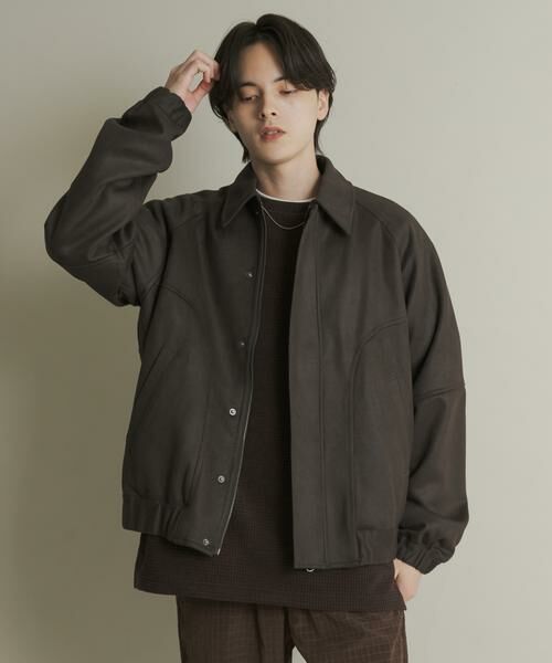 SENSE OF PLACE by URBAN RESEARCH / センスオブプレイス バイ アーバンリサーチ ブルゾン | ツイルスエードタッチZIPブルゾン | 詳細19