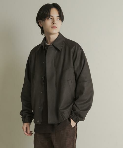 SENSE OF PLACE by URBAN RESEARCH / センスオブプレイス バイ アーバンリサーチ ブルゾン | ツイルスエードタッチZIPブルゾン | 詳細20