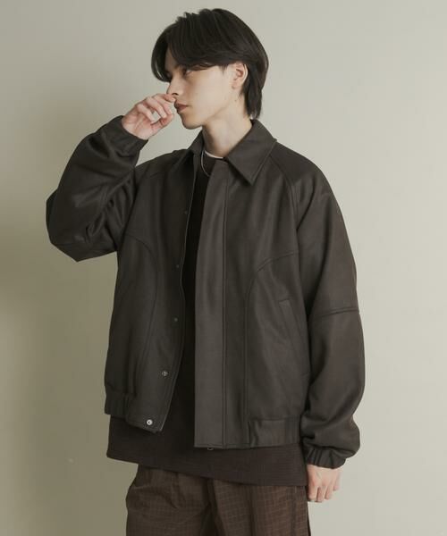 SENSE OF PLACE by URBAN RESEARCH / センスオブプレイス バイ アーバンリサーチ ブルゾン | ツイルスエードタッチZIPブルゾン | 詳細22