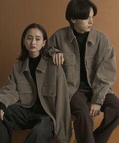 SENSE OF PLACE by URBAN RESEARCH / センスオブプレイス バイ アーバンリサーチ ブルゾン | ヴィンテージツイルZIPブルゾン