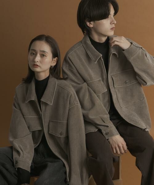 SENSE OF PLACE by URBAN RESEARCH / センスオブプレイス バイ アーバンリサーチ ブルゾン | ヴィンテージツイルZIPブルゾン | 詳細3