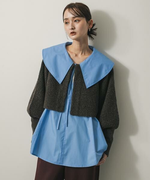 SENSE OF PLACE by URBAN RESEARCH / センスオブプレイス バイ アーバンリサーチ ニット・セーター | クロップドドルマンカーディガン | 詳細1