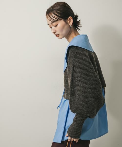 SENSE OF PLACE by URBAN RESEARCH / センスオブプレイス バイ アーバンリサーチ ニット・セーター | クロップドドルマンカーディガン | 詳細2