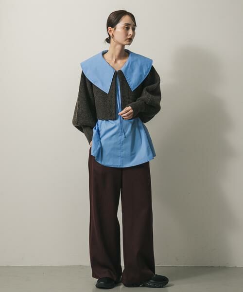 SENSE OF PLACE by URBAN RESEARCH / センスオブプレイス バイ アーバンリサーチ ニット・セーター | クロップドドルマンカーディガン | 詳細4