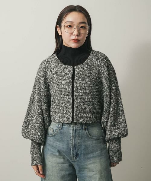 SENSE OF PLACE by URBAN RESEARCH / センスオブプレイス バイ アーバンリサーチ ニット・セーター | クロップドドルマンカーディガン | 詳細9