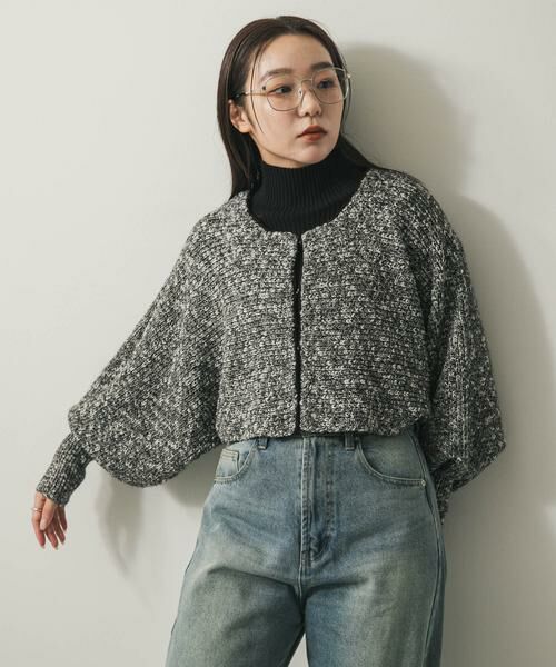 SENSE OF PLACE by URBAN RESEARCH / センスオブプレイス バイ アーバンリサーチ ニット・セーター | クロップドドルマンカーディガン | 詳細10