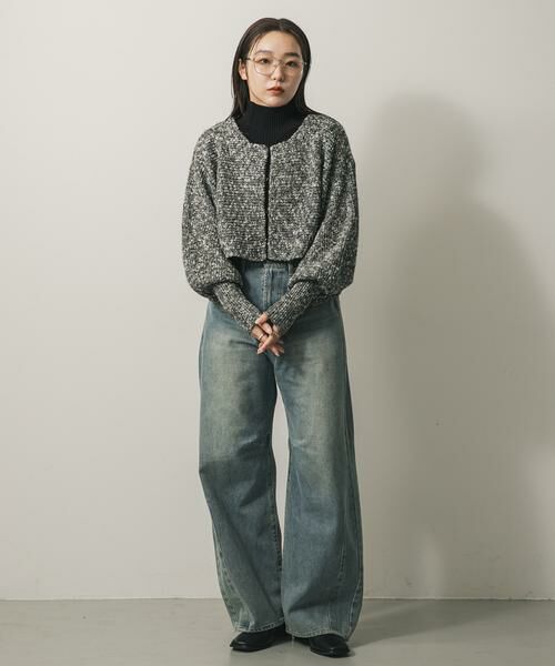 SENSE OF PLACE by URBAN RESEARCH / センスオブプレイス バイ アーバンリサーチ ニット・セーター | クロップドドルマンカーディガン | 詳細12