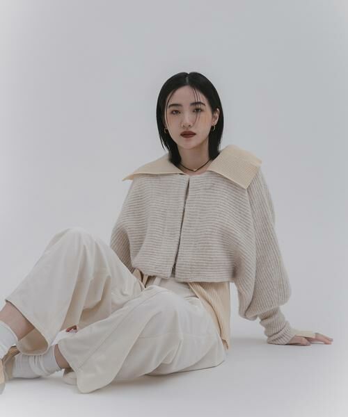 SENSE OF PLACE by URBAN RESEARCH / センスオブプレイス バイ アーバンリサーチ ニット・セーター | クロップドドルマンカーディガン | 詳細21