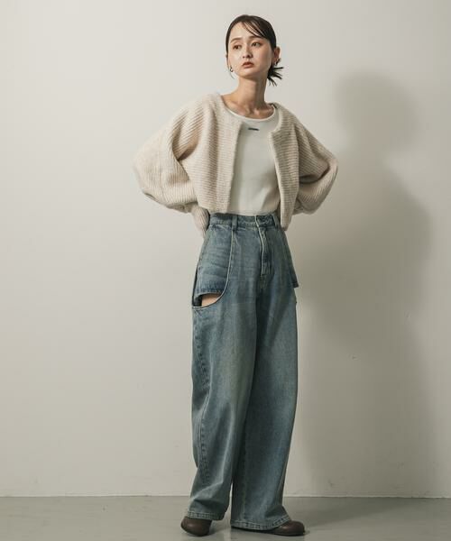 SENSE OF PLACE by URBAN RESEARCH / センスオブプレイス バイ アーバンリサーチ ニット・セーター | クロップドドルマンカーディガン | 詳細27