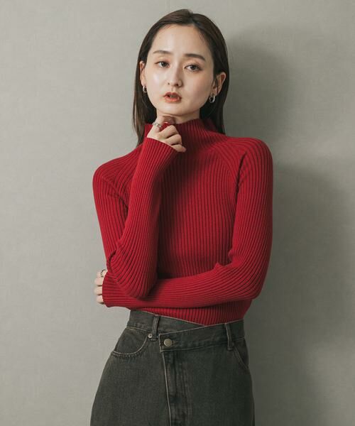 SENSE OF PLACE by URBAN RESEARCH / センスオブプレイス バイ アーバンリサーチ ニット・セーター | 『一部WEB限定カラー』『毛玉防止』ストレッチリブハイネックセーター | 詳細5