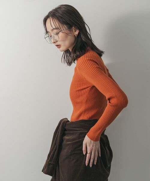 SENSE OF PLACE by URBAN RESEARCH / センスオブプレイス バイ アーバンリサーチ ニット・セーター | 『一部WEB限定カラー』『毛玉防止』ストレッチリブハイネックセーター | 詳細18