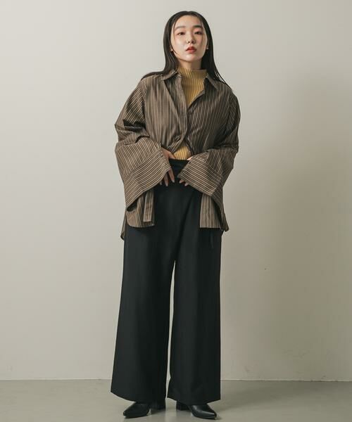 SENSE OF PLACE by URBAN RESEARCH / センスオブプレイス バイ アーバンリサーチ ニット・セーター | 『一部WEB限定カラー』『毛玉防止』ストレッチリブハイネックセーター | 詳細25