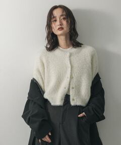 SENSE OF PLACE by URBAN RESEARCH / センスオブプレイス バイ アーバンリサーチ カーディガン・ボレロ | 『一部WEB限定カラー』ラメシャギークロップドカーディガン